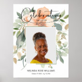 写真追悼トリビュート死の葬儀 ポスター (正面)