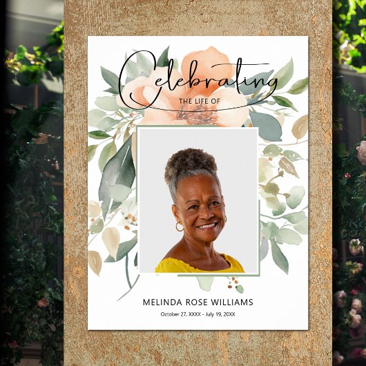 写真追悼トリビュート死の葬儀 ポスター