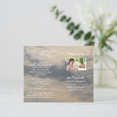 写真追悼式プログラム (スタンド正面)