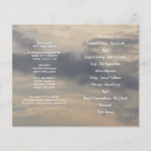 写真追悼式プログラム (裏面)