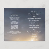 写真追悼式プログラム (裏面)