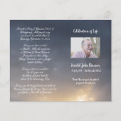 写真追悼式プログラム (正面)