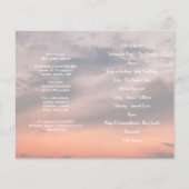 写真追悼式プログラム (裏面)