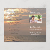 写真追悼式プログラム (正面)