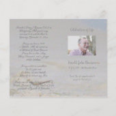 写真追悼式プログラム (正面)