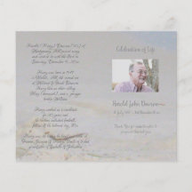 写真追悼式プログラム