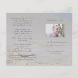 写真追悼式プログラム