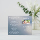 写真追悼式プログラム (スタンド正面)