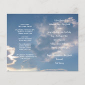 写真追悼式プログラム (裏面)