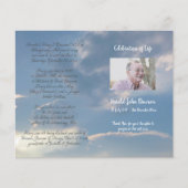 写真追悼式プログラム (正面)