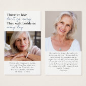 写真追悼式祈りの言葉 (正面&裏面)