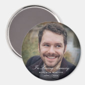 写真追悼式 マグネット (正面/裏面)