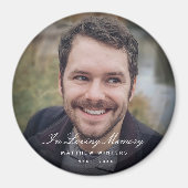 写真追悼式 マグネット (正面)