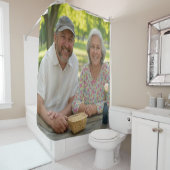 写真退職したのカスタマイズ追加 シャワーカーテン (インサイチュ)