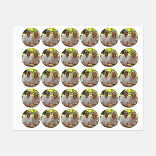 写真退職したのカスタマイズ追加 ラベル (シート)