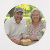 写真退職したのカスタマイズ追加 ラベル (デザイン2)