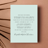 写真造幣局の結婚披露宴の後ずっと幸せに 招待状