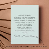 写真造幣局の結婚披露宴の後ずっと幸せに 招待状