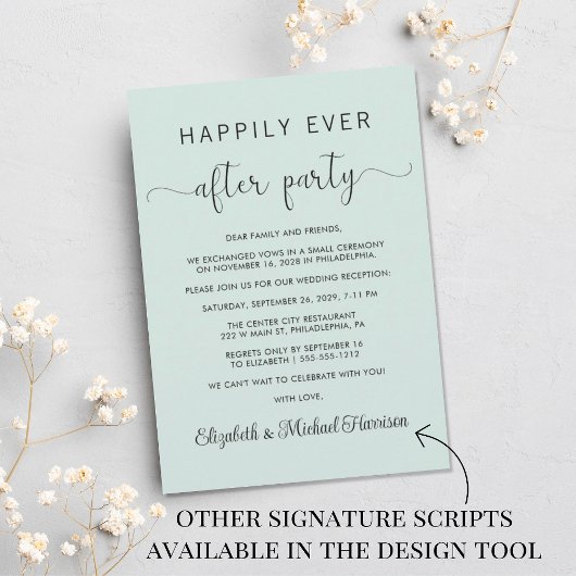 写真造幣局の結婚披露宴の後ずっと幸せに 招待状