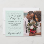 写真造幣局の結婚披露宴の後ずっと幸せに 招待状 (正面)