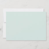 写真造幣局の結婚披露宴の後ずっと幸せに 招待状 (裏面)