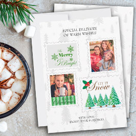 写真郵便切手特別配達温かい願い