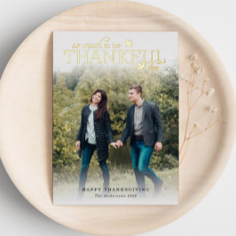 写真金ゴールドに感謝する 箔シーズンカード