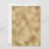 写真金ゴールドパーソナライズされたハッピーホリデーズクリスマス シーズンカード (裏面)