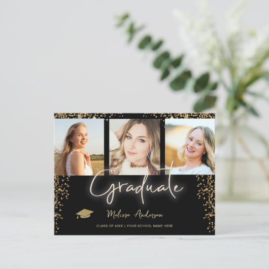 写真金ゴールド大学院海軍ブルーバルーン発表 ポストカード (スタンド正面)