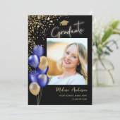 写真金ゴールド大学院海軍ブルーバルーン発表 招待状 (スタンド正面)