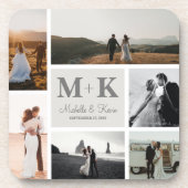 写真集の結婚新婚家族6人の記念品 コースター (正面)