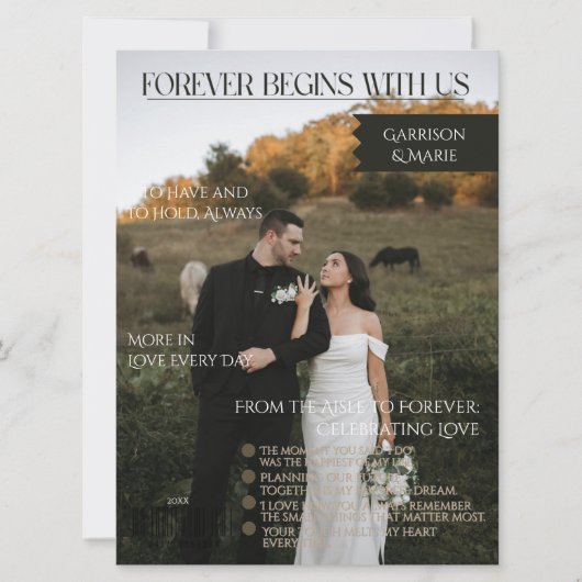 写真雑誌のカバーが永遠に始まる (正面)