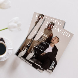 写真雑誌カバー結婚式の日付を保存 招待状