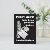 写真頭が切れる- 空白の ポストカード (スタンド正面)