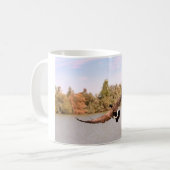 写真飛んでいるを撮る コーヒーマグカップ (正面左)