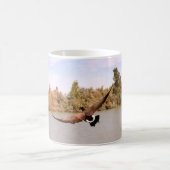 写真飛んでいるを撮る コーヒーマグカップ (中央)