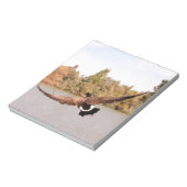 写真飛んでいるを撮る ノートパッド (回転)