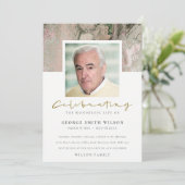 写真館祝追悼式招待状 サンキューカード (スタンド正面)