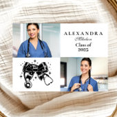 写真黒弓看護学校卒業 案内状