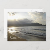 写真018，カウアイ， HI ポストカード (正面/裏面)