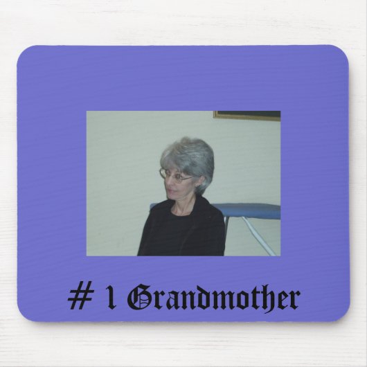 写真088、# 1人の祖母 マウスパッド (正面)