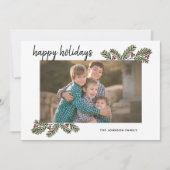 写真1松お洒落枝書道 シーズンカード (正面)