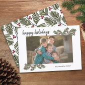 写真1松お洒落枝書道 シーズンカード