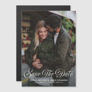 写真1枚で作るマグネット式ウエディングSave the Date マグネット招待状