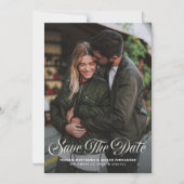 写真1枚で作るマグネット式ウエディングSave the Date マグネット招待状 (正面)