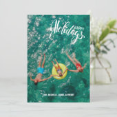 写真1枚とメッセージが書かれたシンプルなカード シーズンカード (スタンド正面)