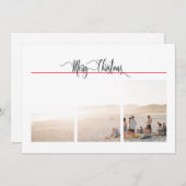 写真1枚または3枚、クリスマモダンスミニマル。 (正面/裏面)