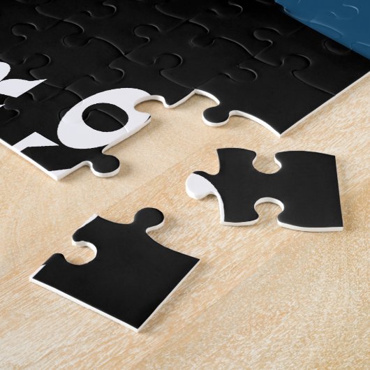 写真10 x 14水平パズルテンプレート ジグソーパズル (側面)