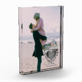 写真10th,20th,25th,結婚s Anniversary 3Dハート フォトブロック (左)