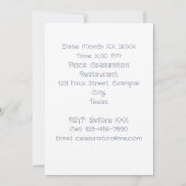 写真13パーソナライズされた番目の誕生日バルーン 招待状 (裏面)